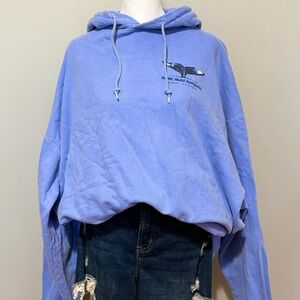 Blue Graphic Hoodie